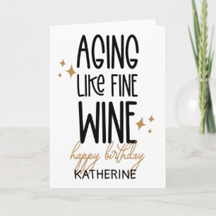 Grappig om ouder te worden voor vrienden kaart