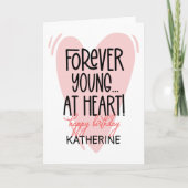 Grappig om ouder te worden voor vrienden kaart (Voorkant)