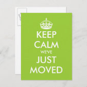 Grappig om rustig te blijven bewegen briefkaart vo (Voorkant / Achterkant)