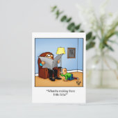 Grappig om te denken aan je Humor Briefkaart (Staand voorkant)