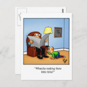 Grappig om te denken aan je Humor Briefkaart (Voorkant / Achterkant)