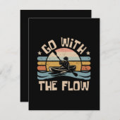 grappig om te kajakken informatiekaartje (Voorkant / Achterkant)