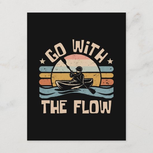 grappig om te kajakken informatiekaartje (Voorkant)