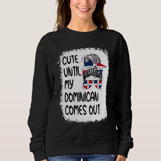 Grappig om te kletsen tot mijn Dominicaanse komt. Trui (Voorkant)
