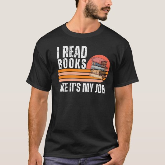 Grappig om te lezen, ik lees boeken alsof het mijn t-shirt (Voorkant)