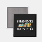 Grappig om te lezen, ik lees boeken zoals mijn wer magneet (Voorkant / Achterkant)
