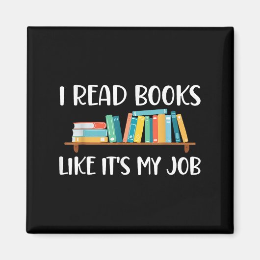 Grappig om te lezen, ik lees boeken zoals mijn wer magneet (Voorkant)