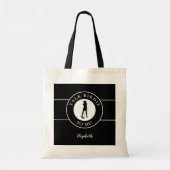Grappig om te vertellen dat ik Golfer Black en Whi Tote Bag (Achterkant)