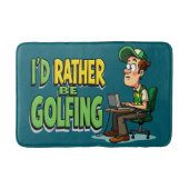 Grappig om voor hem te golfen badmat (Voorkant)