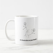 Grappig om vrienden te vinden koffiemok (Links)