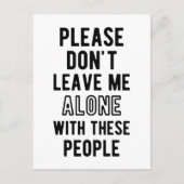 Grappig om weg te gaan voor collega Baas, onbeleef Briefkaart (Voorkant)