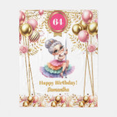 Grappig Oma Deken Aangepaste Naam Gift (Voorkant)