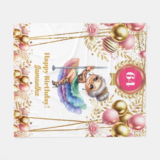 Grappig Oma Deken Humor Cadeau Pensioen (Voorkant (Horizontaal))