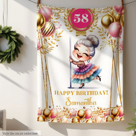 Grappig oma deken pensioen cadeau idee