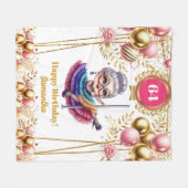 Grappig Oma Deken Pensioen Cadeau Op Maat (Voorkant (Horizontaal))