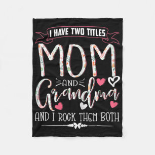 Grappig Oma Shirten Vrouwen Moeder En Oma Ik Rock Fleece Deken