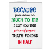 Grappig omdat je zoveel voor me bedoelt dat ik dit (Voorkant)