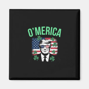 Grappig O'merika Amerikaanse Vlag Donald Trump St. Magneet
