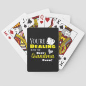 Grappig omgaan met de beste oma pokerkaarten (Achterkant)