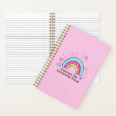 Grappig Omhels de existentiële angst Notitieboek (Binnen)