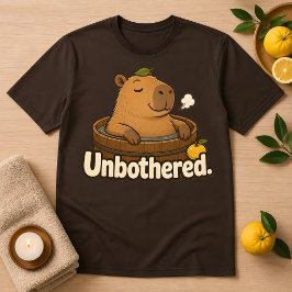 Grappig Onbezorgd Capybara Yuzu Onsen T-Shirt