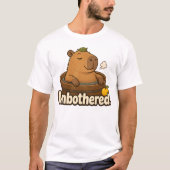 Grappig Onbezorgd Capybara Yuzu Onsen T-Shirt (Voorkant)