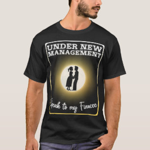 Grappig onder nieuw management spreek met mijn ver t-shirt