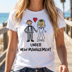 Grappig onder nieuwe leiding - Bruid Honeymoon T-shirt