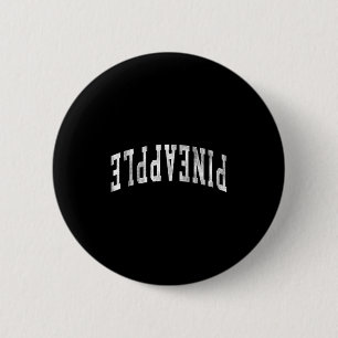 Grappig ondersteboven ananas swinger ananas boog ronde button 5,7 cm