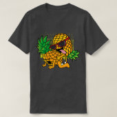 Grappig Ondersteboven Ananas Swinger Sexy Joke Man T-shirt (Design voorkant)