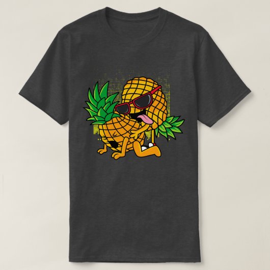 Grappig Ondersteboven Ananas Swinger Sexy Joke Man T-shirt (Design voorkant)