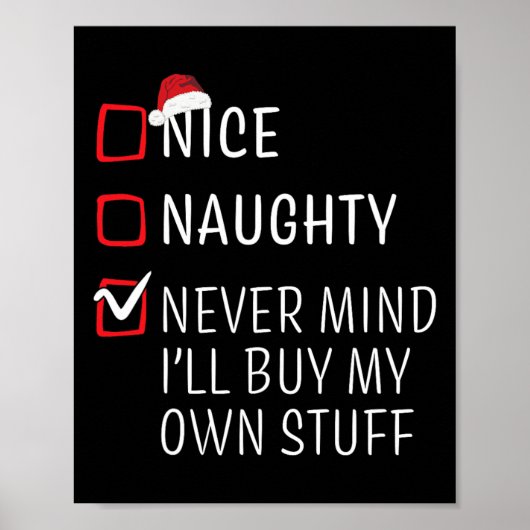 Grappig ondeugend mooi kerst familie pyjama Mannen Poster (Voorkant)