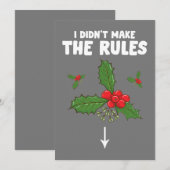 Grappig Ongepast Kerstmis Volwassene Heb Ik Niet G Kaart (Voorkant / Achterkant)