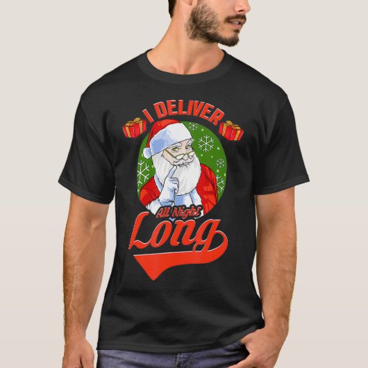 Grappig ongeschikte kerstkerstkerstkerstman... t-shirt (Voorkant)