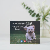 grappig onroerend goed dat je je volgende homepage briefkaart (Staand voorkant)