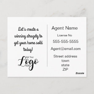 grappig onroerend goed dat je je volgende huishond briefkaart