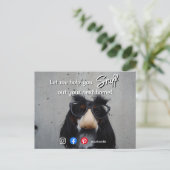 grappig onroerend goed dat je je volgende huishond briefkaart (Staand voorkant)