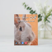 grappig onroerend goed dat je je volgende konijn u briefkaart (Staand voorkant)