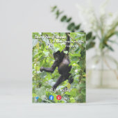 Grappig onroerend goed, hou je niet bezig briefkaart (Staand voorkant)