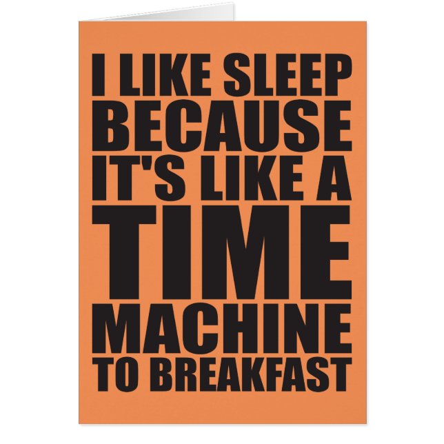 Grappig ontbijt nieuwigheid (Voorkant)