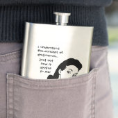 Grappig onthoudingsconcept heupfles (Voorbeeld)