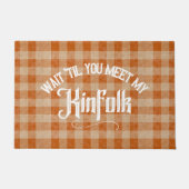 Grappig Ontmoet de Kinfolk Rustiek Land Deurmat (Voorkant)