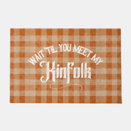 Grappig Ontmoet de Kinfolk Rustiek Land Deurmat