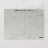 Grappig ontmoet je op golfbaan vier vakantie briefkaart (Achterkant)