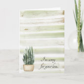Grappig ontslag Sorry voor je verlies aan baas Kaart (Voorkant)
