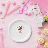 Grappig Ontsnappen Turkije Thanksgiving Classic T- Papieren Bordje (Feest)