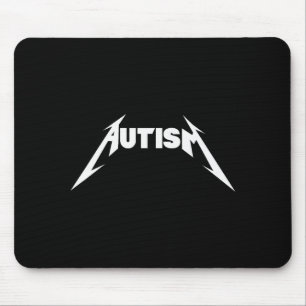 Grappig ontwerp autisme skelet meme metaal rock vo muismat