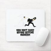 Grappig ontwerp _ Bruid achtervolgt bruidegom _ Ge Muismat (Met muis)