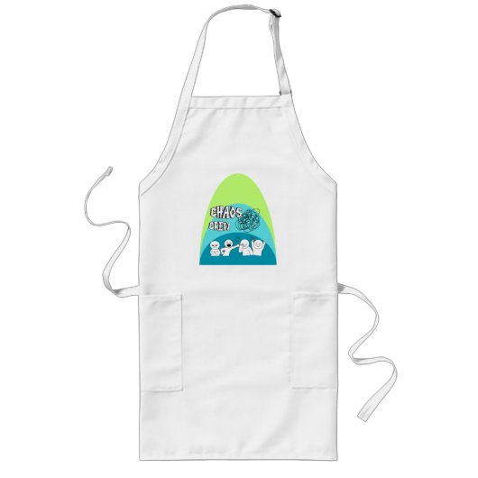 Grappig ontwerp, Chaos Grappig ontwerp, Chaos Crew Lang Schort (Voorkant)