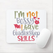 Grappig ontwerp dat ik niet bossy ben, heb ik leid muismat (Met muis)